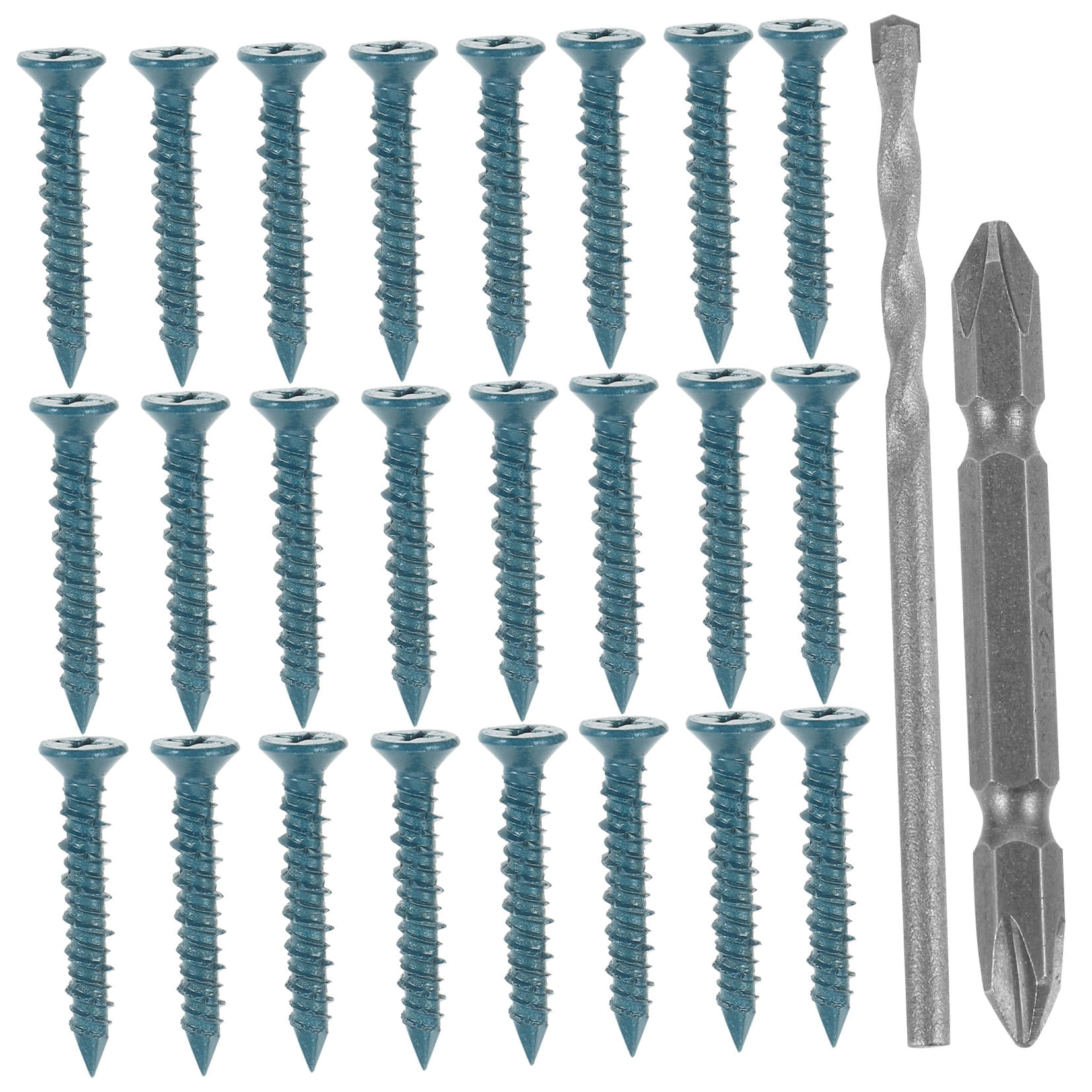WHAMVOX 1 Set Wall Anchor Concrete Screw And Drill Bit Wall Fixing Tool Concrete Screws Concrete Anchors