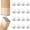 Clear-(1 x 1.75")Rectangle, variant on Rectangle Chair Leg Protectors For Hardwood Floors 16 Silicone Covers To Protect Wood Tile Felt Pads Furniture Caps Reduce Noise. Easy Move.(black 0.5 X 2 Inch Rectangular)