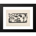 thumbnail image 2 of Paul Gauguin 24x17 Black Modern Framed Museum Art Print Titled - Female Animals and Foliage, 2 of 5