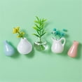 thumbnail image 2 of Clearance! Vase Magnets Ceramic Vase Refrigerator Magnets 3D Ceramic Flower Vase Cute Plant Vase Fridge Magnets Kitchen Decoration, 2 of 9