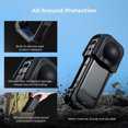 thumbnail image 3 of K&F CONCEPT Camera Cage Compatible with Insta360 X5, Durable Aluminum Alloy Protective Case with Quick Release Knob, Silicone Lens Cover Action Camera Frame, 3 of 8