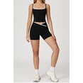 thumbnail image 4 of Top-kevin Womens Workout Sets Two Piece Spaghetti Straps Tank Top Matching High Waist Leggings Gym Work Out Outfits with Pockets, 4 of 6