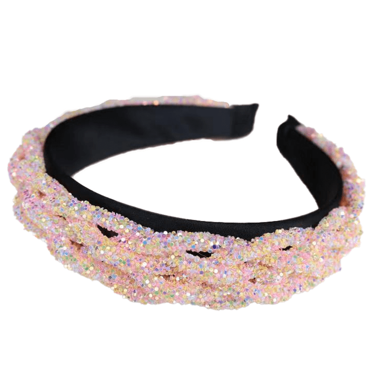 Rhinestone Candy Color Sequins Hairband Colorful Bling  display picture 1