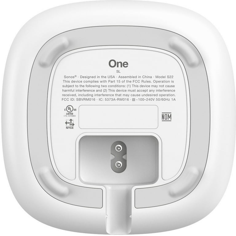 Sonos One SL - Microphone-Free Smart Speaker White - Walmart.com