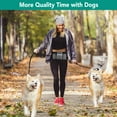 thumbnail image 6 of PetAmi Premium Hands Free Dog Leash for 2 Dogs, Adjustable Waist Belt Leash for Dog Walking, Fanny Pack Accessories Bag Dual Bungee Leash for Running, Hiking, Jogging, Biking, Charcoal Grey, 6 of 8