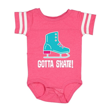 

Inktastic Ice Skating Gotta Skate Boys or Girls Baby Bodysuit