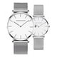 thumbnail image 1 of Reloj De Parejas Hannah Martin Acero Inoxidable Hombre-mujer, 1 of 7