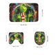 thumbnail image 3 of Mini Grinch Ornaments Grinch Ornaments Grinch Christmas Decorations Christmas Snowman Print Toilet Bathroom Mat And Shower Curtain Three Piece Set, 3 of 3