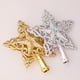 thumbnail image 4 of Yuarrent Adorno para árbol de Navidad, vacaciones temáticas de estrellas, decoración de Navidad DIY, adorno hueco reutilizable personalizado Kits de decoración para fiestas copo de nieve de plata, 4 of 6