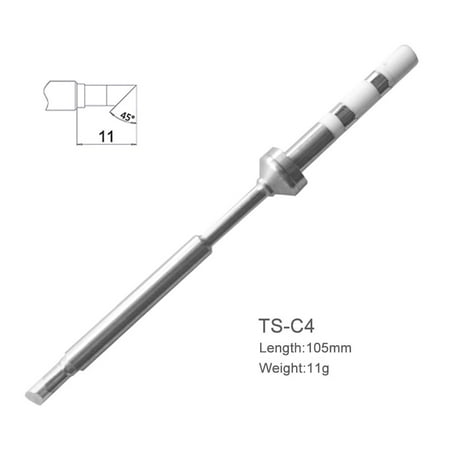 

Copper Lead Free B2 BC2 C4 D24 TS Series Solder Supply Welding Accessories TS100 Replacement Head Soldering Iron Tip TS-C4