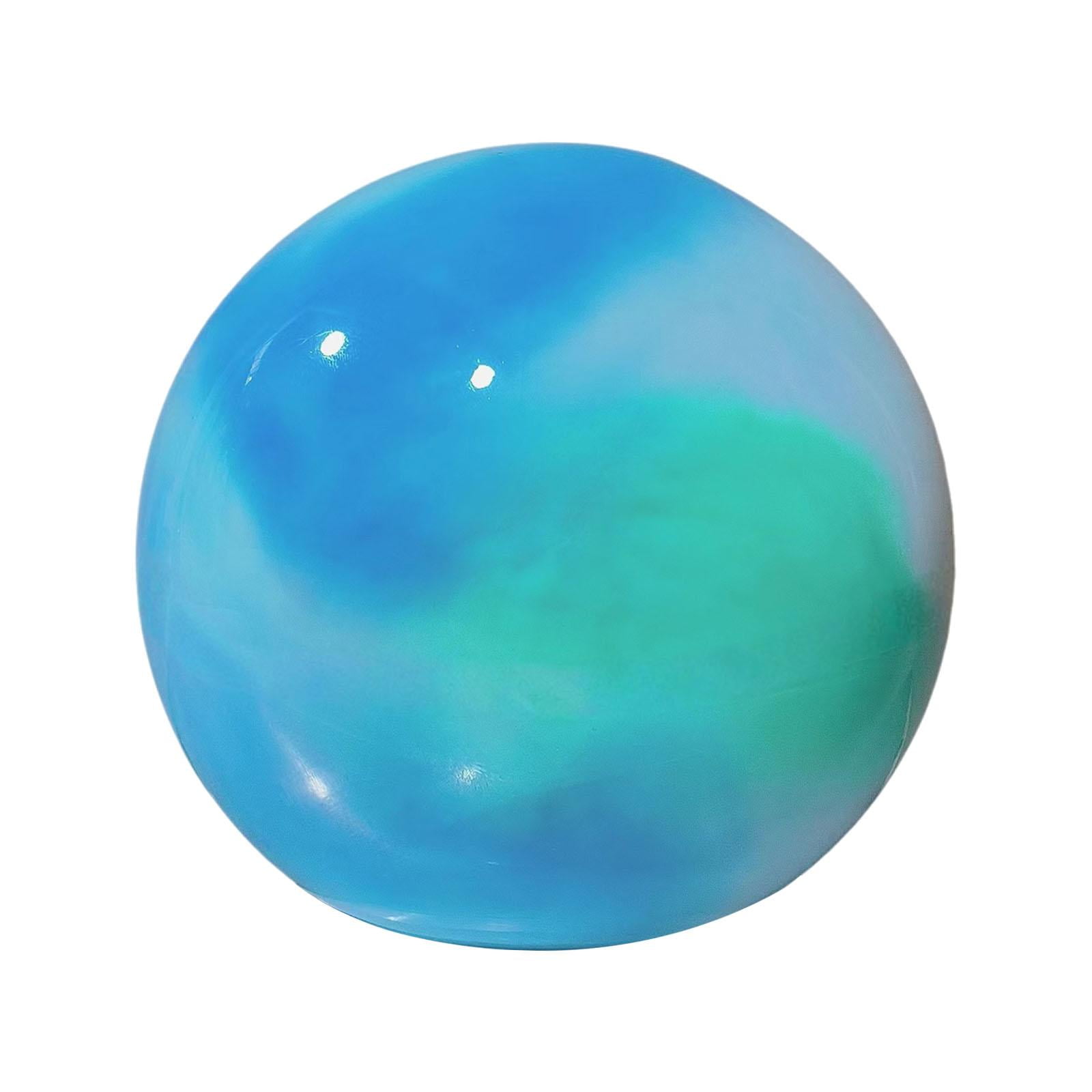 harayaa Fitness Ball 18cm PVC Rhythmic Gymnastic Ball Dance Practice Inflatable Exercise Sea Blue