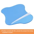 thumbnail image 4 of Unique Bargains 4pcs Acrylic Irregular Coaster, Creative Coaster Mug Pad Coffee Cup Coaster, Blue (7x6 Inch), 4 of 6