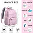 thumbnail image 6 of Axolotl Kawaii Cute Cartoon Ergonomic School Backpack - Waterproof Spine-Friendly Design with Breathable Padded Straps for Students & Teens, 6 of 6