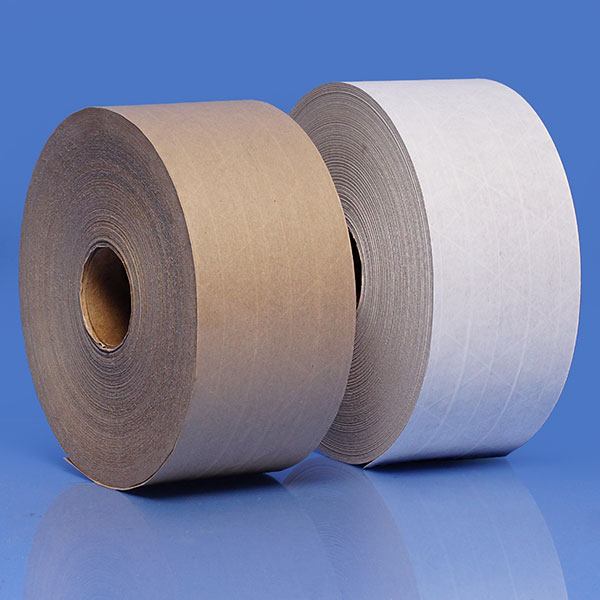 Brown Fiber Tape 3" X 450' Quantity 10 by Paper Mart