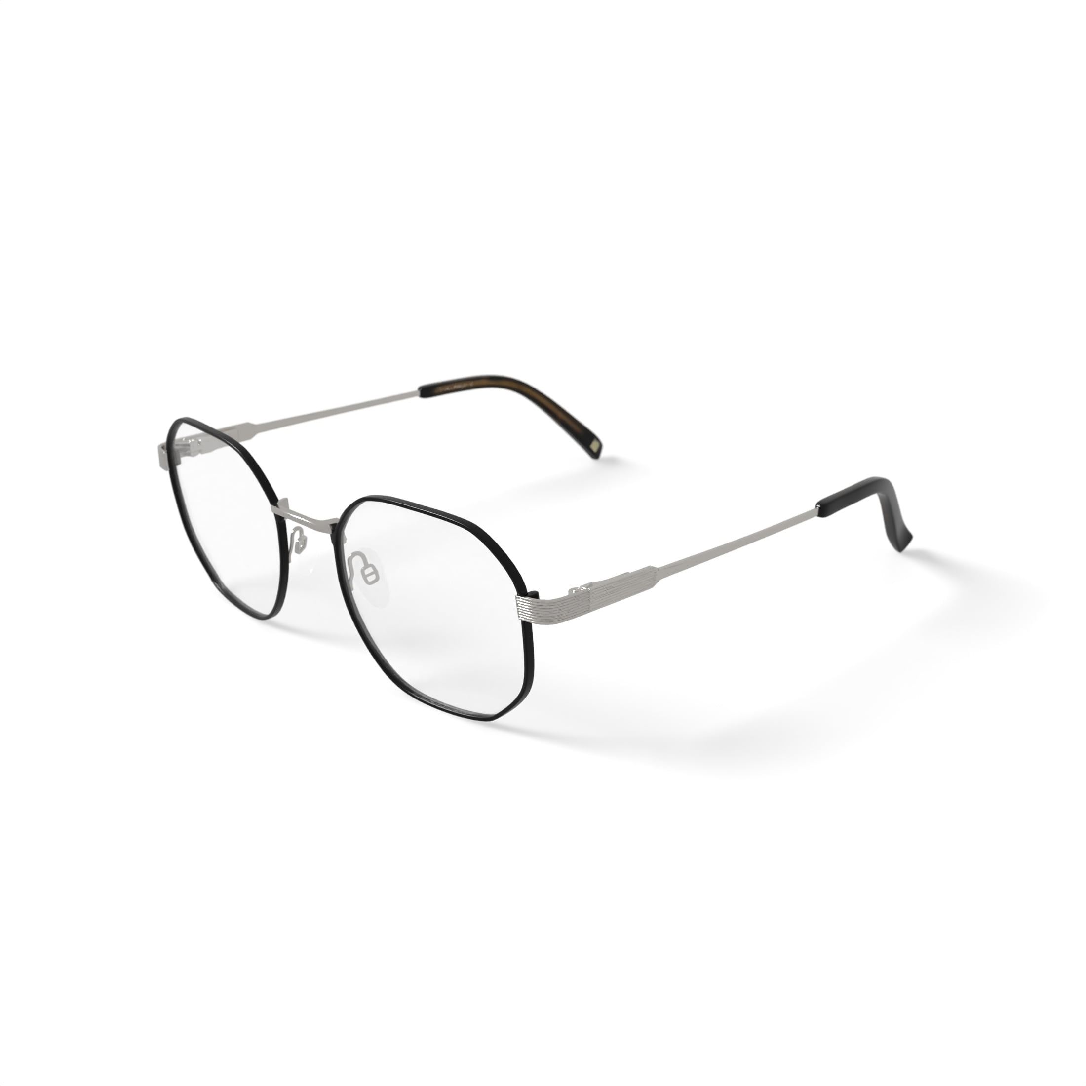 Randy Jackson Men's RJ1134 Round Prescription Eyeglasses with Case
