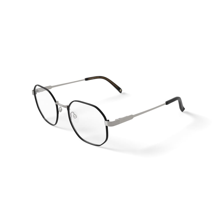 Randy Jackson Men's RJ1134 Round Prescription Eyeglasses with Case