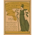 thumbnail image 2 of Elizabeth Howard Bartol 12x14 Gold Ornate Wood Frame and Double Matted Museum Art Print Titled - New England Hospital for Women and Children Fair at Tremont Temple (1896), 2 of 4