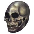 thumbnail image 1 of Ghoulish Productions Skull Gold Mask, Metallic Skull Mask. Glow In The Dark Skull Mask. Glow Skull Mask. Skull Latex Mask Full Face. Skulls Line. Adult Mask. One Size Latex Mask, 1 of 4