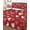 Red, variant on Quilt King Size Bedding Set, Valentine's Day Love Heart Reversible Summer Quilt 3 Pieces, Pink Red Black Romantic Lightweight Bedspreads Coverlets with 2 Pillow Shams for All Seasons