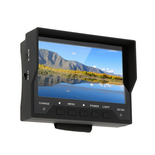 Yeacher 4.3 Pouces TFT LED Câble Réseau Portable Test Moniteur CCTV Caméra Système de Détection d'Installation Testeur pour Entrée Audio Vidéo avec Menu OSD
