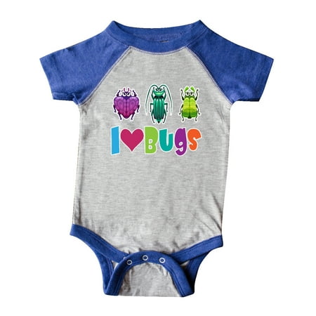 

Inktastic I Love Bugs Gift Baby Boy or Baby Girl Bodysuit
