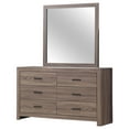 thumbnail image 4 of Brantford 6-drawer Dresser with Mirror Barrel Oak, 4 of 12