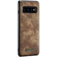 thumbnail image 3 of Wallet Case Compatible with Samsung Galaxy S10 Plus 2 in 1 Leather Zipper Detachable Magnetic Phone Case with 10 Card Slots Clutch Purse Cover Samsung Galaxy S10 Plus Premium PU Case Brown, 3 of 12
