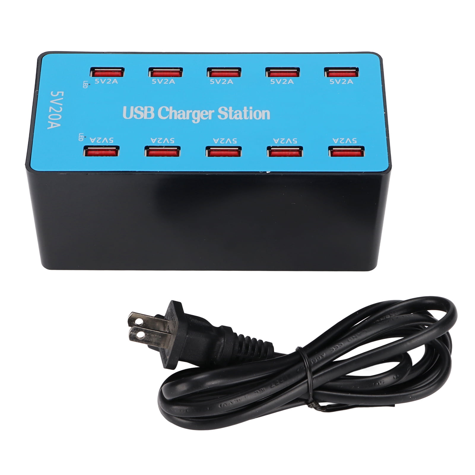 Oubit Port Multi USBHUB,WLXA5B 10 Ports USB Ports USB Charging Station Port USB Hub Charger Future-Proof Design