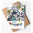 thumbnail image 1 of Arte Moderno camelia flores plantas dibujados Sobre de la Carta de felicitación de la tarjeta de matrimonio, 1 of 4
