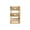 White Oak, variant on Twin over Twin over Twin Bunk Bed of Rubber Wood, Detachable | Protect from Falls, Fit Bedroom Needs