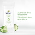 thumbnail image 2 of Dove Aluminum Free Déodorant for Women Cucumber & Green Tea Scent for Soft, Comfortable Underarms, 2 of 7
