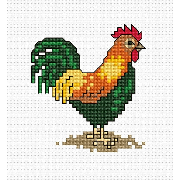 Cock B018L Counted Cross-Stitch Kit