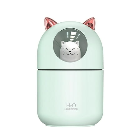 

Vicbovo Pet Humidifier Spray Moisturizing Air Moisturizing Small Desktop Bedroom Home Mute Aromatherapy Machine Green