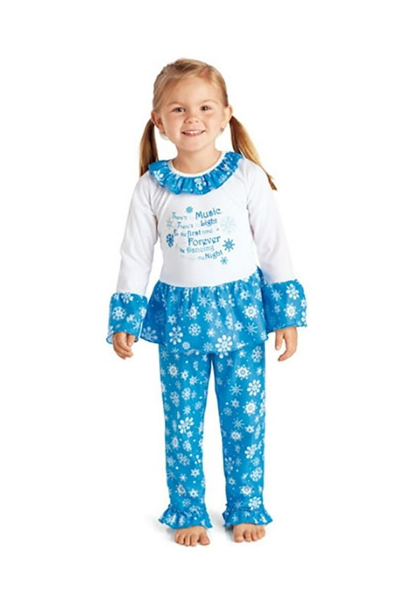 "For the First Time in Forever" 2 Piece Pajama Sizes 4-16/18, Frozen, Size: 4