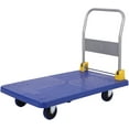 thumbnail image 2 of Yesurprise Foldable Platform Truck 2000 LBS Capacity Heavy Duty Hand Cart with 5" Wheels 41"x24" Flatbed, 2 of 7