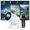 White Voice Control, variant on Magcubic HY300Pro+ Upgraded Voice Control Smart Projector, 8K 1080P Supported, Android 14 WiFi6 BT 5.4, Auto Keystone 180°Freestyle Projector for Home Gaming & Outdoor, Grey