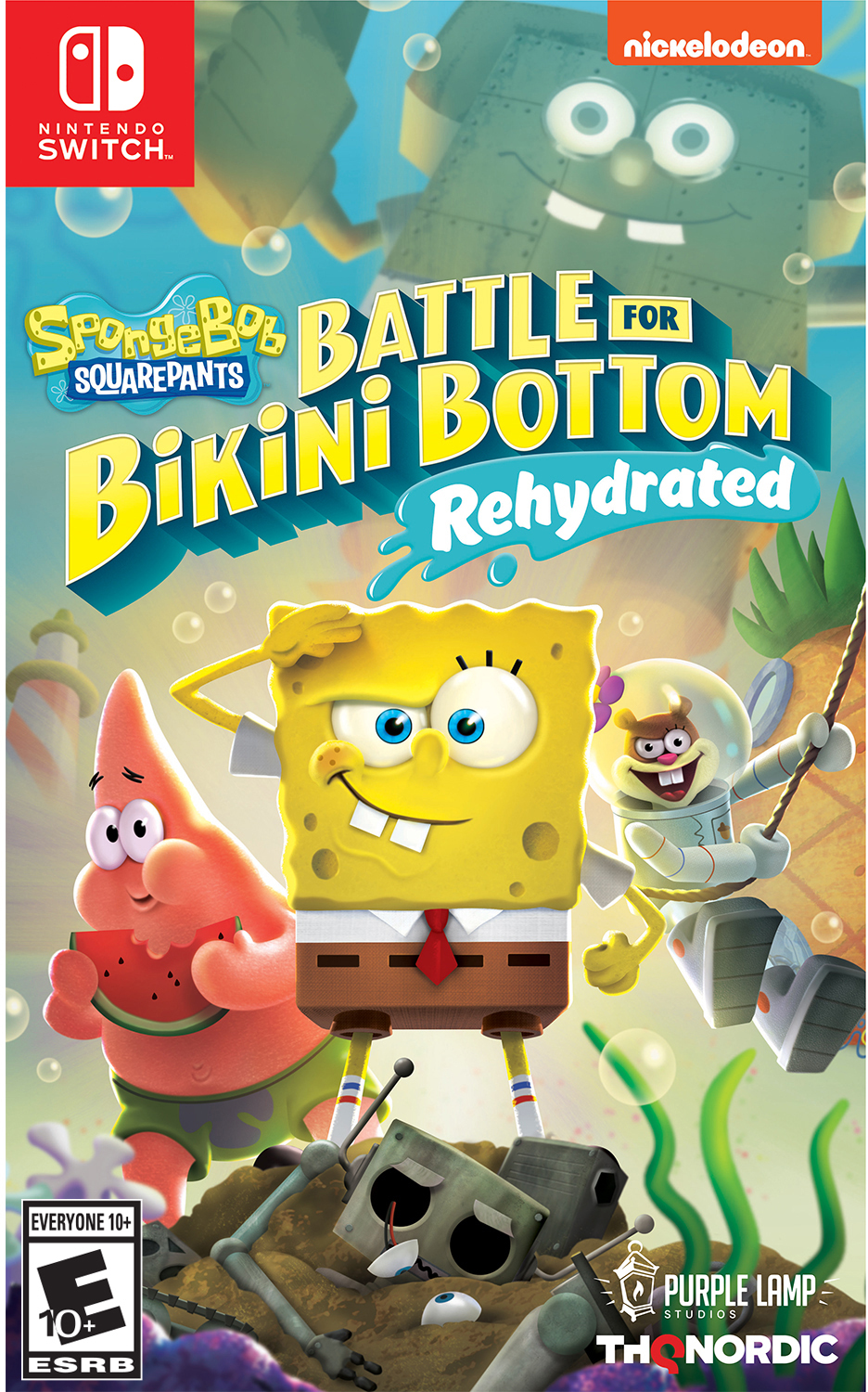 Spongebob Squarepants: Battle for Bikini Bottom Rehydrated, Nintendo Switch