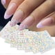 thumbnail image 1 of Colorful Flower Nail Art Stickers Decals 3D Self-Adhesive Flower Nail Decals Ice Crystal Flower Daisy Bow Tie Heart Nail Designs Nail Art Supplies Man, 1 of 4