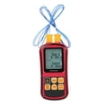 thumbnail image 1 of Digital Thermocouple Temperature Thermometer Dual Channel with Two Thermocouple Probe Backlight LCD ,Easy to Use, 1 of 6