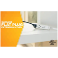 thumbnail image 2 of Woods 2241 8 ft. 16/3 SPT-2 Indoor Light-Duty Flat Plug Extension Cord, 2 of 6