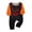 Baby, variant on Family Spooky Halloween Sleepwear Outfits Long Sleeve Crew Front Shirt and Pants Set Comfortable Halloween Holiday Loungewear