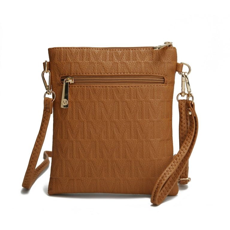 MKF Collection Andrea Milan M Signature Crossbody Handbag by
