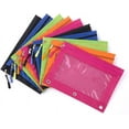 thumbnail image 2 of shiyou-Binder Pencil Pouch with Zipper Pulls, Pencil Case with Rivet Enforced 3 Ring, 10 Pack 5 Colors, 2 of 4