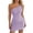 Purple-Dress, variant on Womens One Shoulder Dress Solid Color Sleeveless Pleated Bodycon Mini Elegant Casual Party Dress Black M