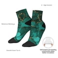 thumbnail image 6 of Naloa Green Gold Glitter Ankle Socks for Women Non Slip Socks No Show Socks Classic Low Cut Casual Socks Casual Socks, 6 of 7