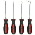 thumbnail image 4 of Noref 4Pcs Oil Screwdriver 45# Carbon Steel Rubber Handle O‑Ring Removal Hook, 4 of 8