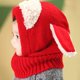 thumbnail image 4 of Gorro de lana de oveja para bebé, gorro con capucha para calentar el cuello, gorro para niños pequeños, gorro de cordero adorable, rojo, 4 of 4