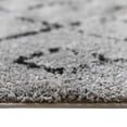 thumbnail image 3 of 7' x 9' Gray and Black Geometric Shag Area Rug, 3 of 9
