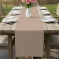 thumbnail image 5 of Warm Beige Table Runner, Solid Color Farmhouse Beige Washable Cotton Linen Table Runners 90 Inches Long, Dresser Scarf Runner for Dining/Coffee/Kitchen/Hallway Tables 13''x90'', 5 of 8