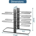 thumbnail image 5 of ORDORA 8-Tier Adjustable Pots and Pans Organizer Under Cabinet Fit for Lightweight Cookware, 5 of 7